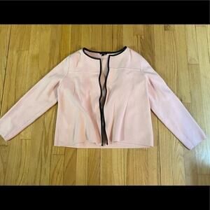 TALBOTS WOMENS PINK OPEN JACKET SIZE L